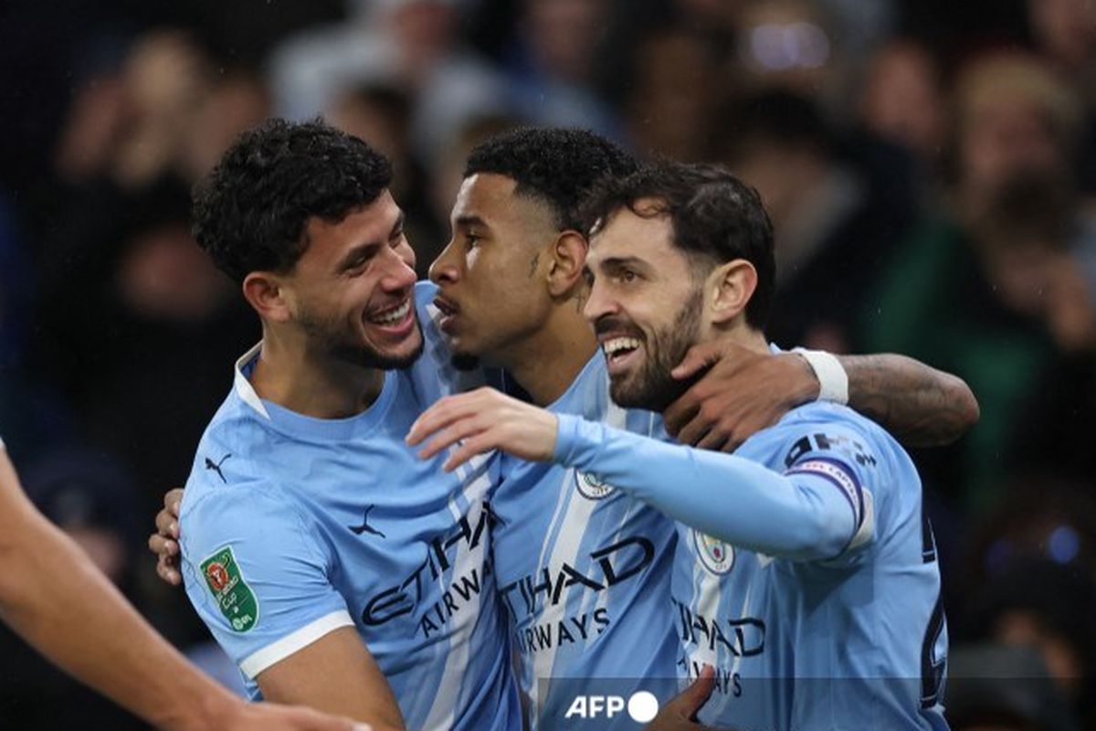 Hasil Carabao Cup: City Menang 2-0 Yang Mulus Ke Semifinal
