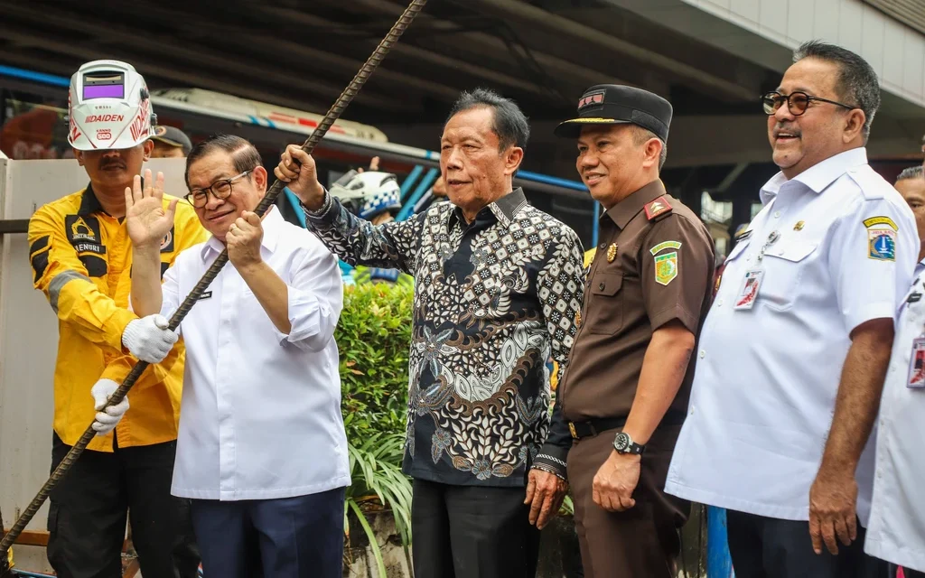 Tiang Monorel Rasuna Said Mulai Dibongkar Pemprov DKI