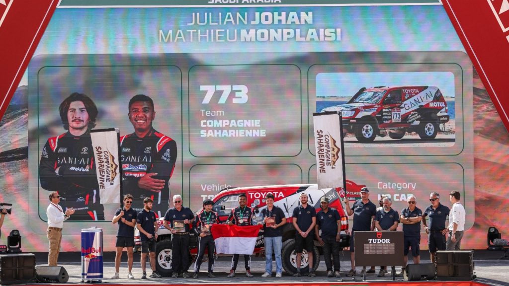 Pereli Indonesia Julian Johan menyelesaikan Dakar Rally 2026 kategori Dakar Classic di Arab Saudi