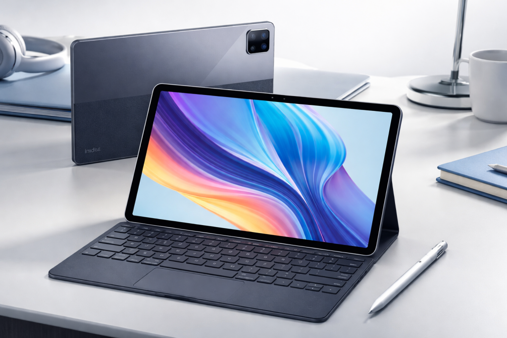 Tablet Infinix Xpad Edge dengan desain tipis dan layar 13,2 inci beresolusi 2,4K