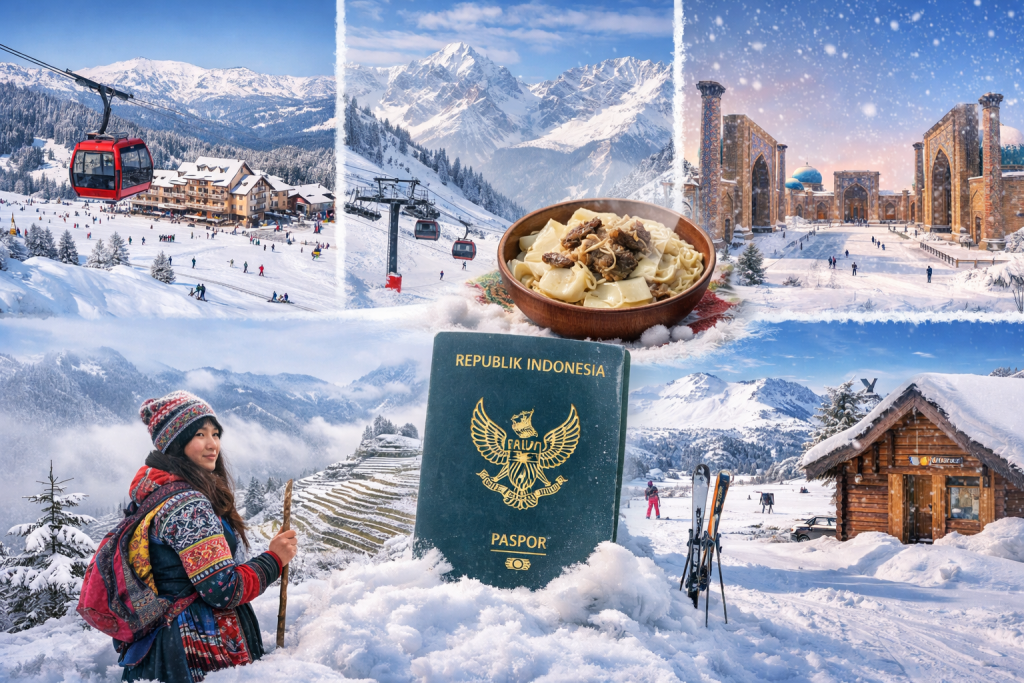 Destinasi wisata salju bebas visa bagi pemegang paspor Indonesia