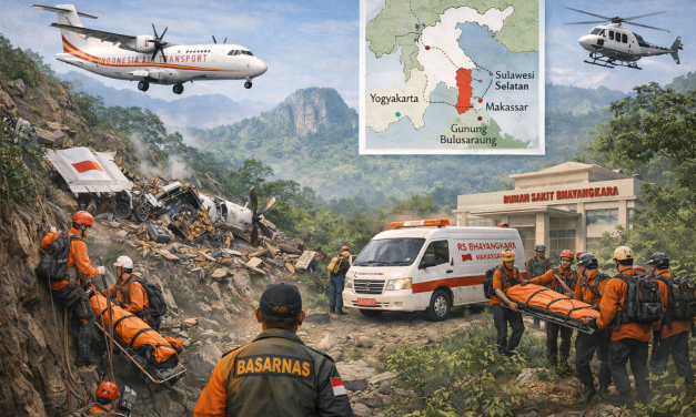 Kronologi Kecelakaan Pesawat ATR 42-500 di Sulawesi Selatan