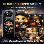 Honor Hadirkan Honor 500 Pro Molly 20th Anniversary Edition