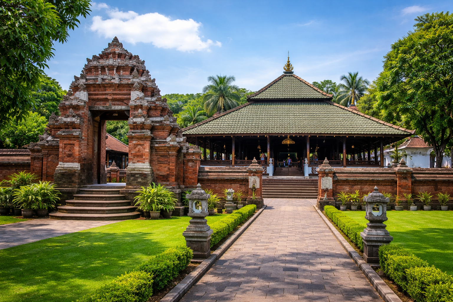 Keraton Kasepuhan Cirebon sebagai ikon wisata budaya dan sejarah Jawa Barat.