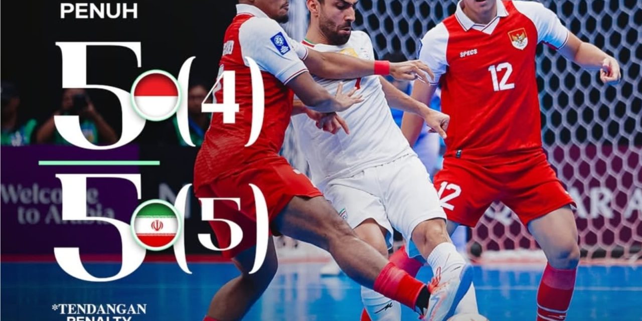 Final Piala Asia Futsal 2026: Indonesia vs Iran Berakhir Dramatis
