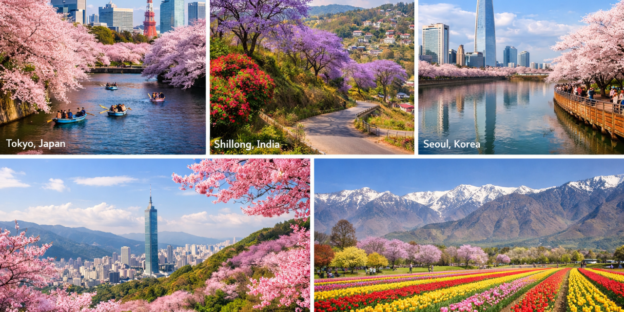 5 Destinasi Wisata Favorit Untuk Liburan Musim Semi di Asia