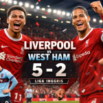 Liverpool Panen Gol, West Ham Hancur 5-2 di Liga Inggris
