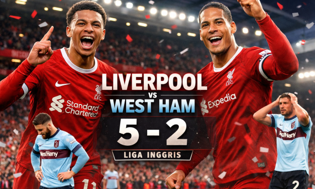 Liverpool Panen Gol, West Ham Hancur 5-2 di Liga Inggris
