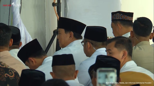 Prabowo Salat Id di Aceh, Simbol Kepedulian untuk Korban Banjir
