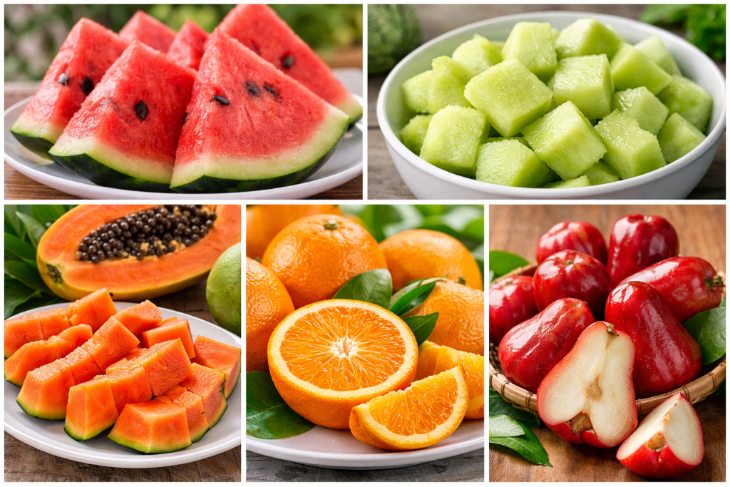 Pilihan buah bernutrisi yang menyegarkan dan cocok dikonsumsi saat sahur.
