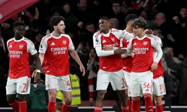 Klasemen Liga Inggris: Arsenal Tinggalkan Man City 9 Poin!