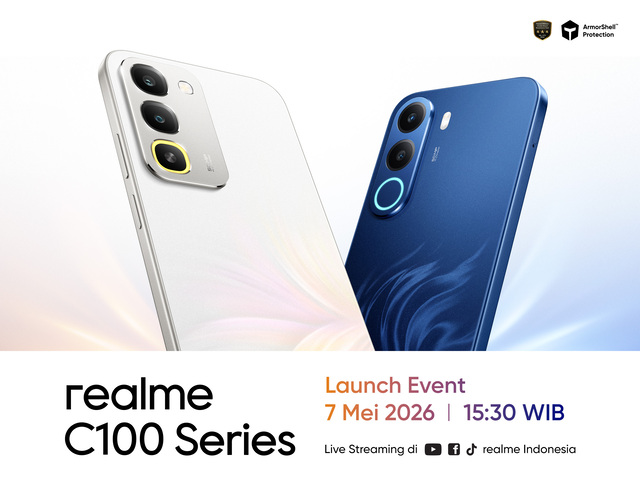 Realme C100 Meluncur 7 Mei, Baterai 8.000mAh Tahan Lama!