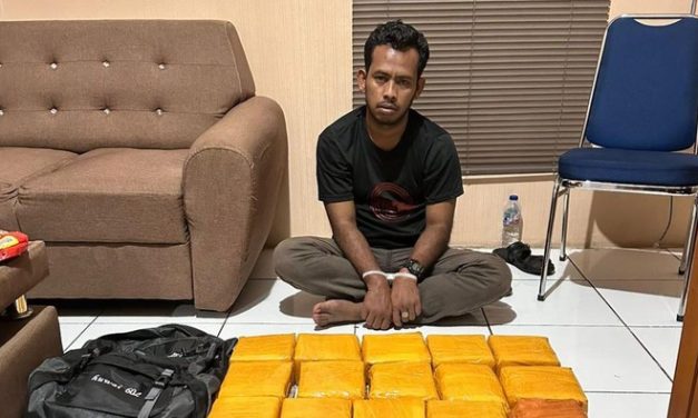 Kurir Narkoba Dibekuk di Bengkalis, 21,9 Kg Sabu Disita Polisi