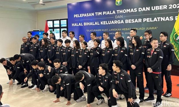 Indonesia Bidik Final Thomas Cup 2026, Uber Cup Target Semifinal
