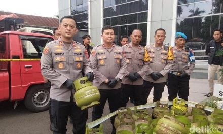 Polisi Bongkar Oplosan LPG Di Bogor, Negara Rugi Rp13,2 Miliar