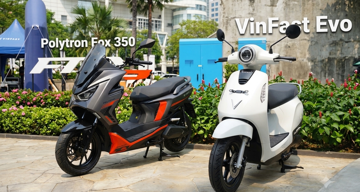 VinFast Evo vs Polytron Fox 350, Adu Spesifikasi Motor Listrik di Kelas Rp 20 Jutaan