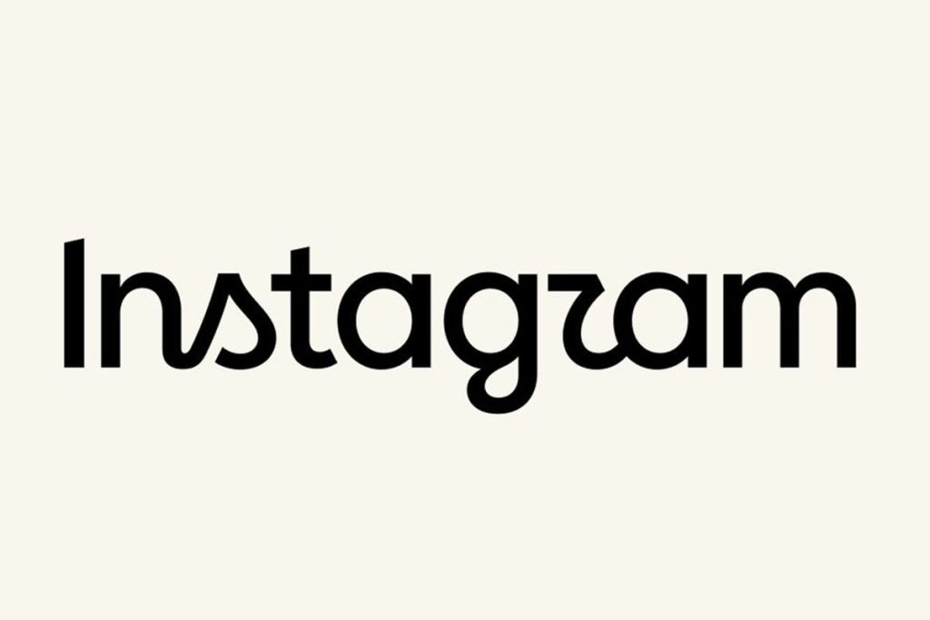 Tampilan wordmark baru Instagram dengan desain font yang lebih modern