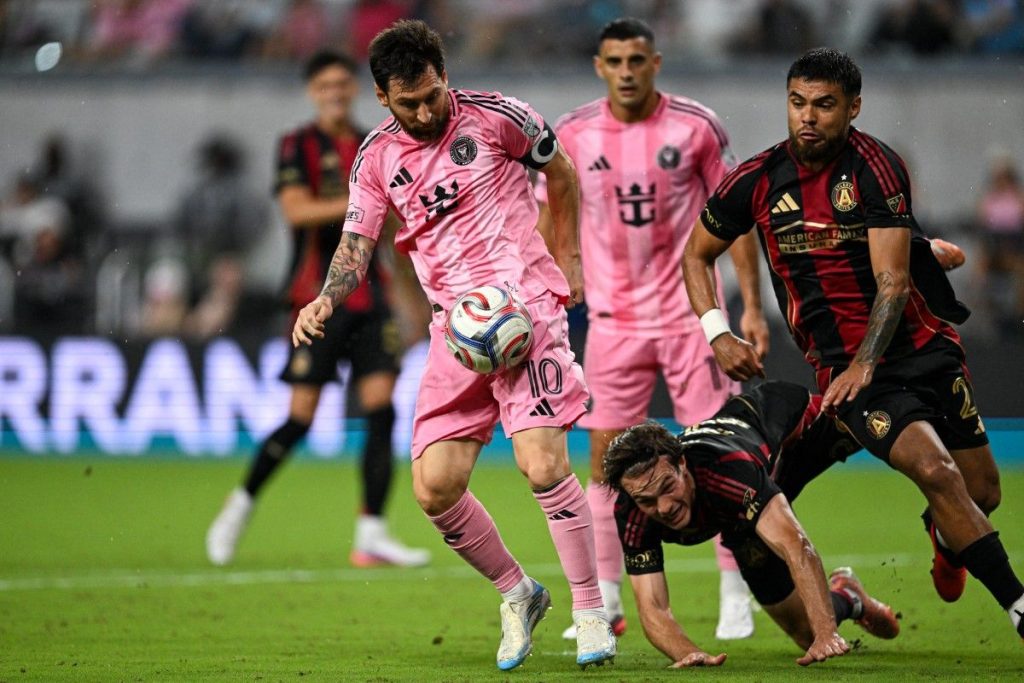 Lionel Messi saat Inter Miami juara Campeones Cup 2026